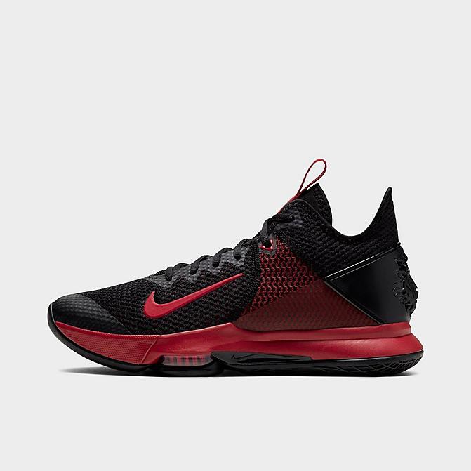 Nike LeBron Witness 4 Bred Black Bright Crimson Gym Red Original