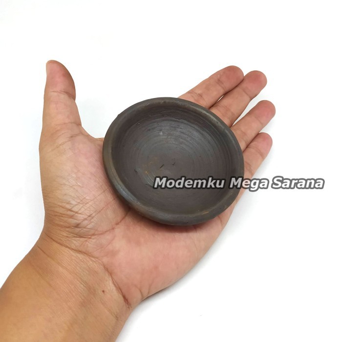 Tempat Sambal Gerabah Cawan D 7.5 cm - Piring Cobek Cowek Tanah Liat