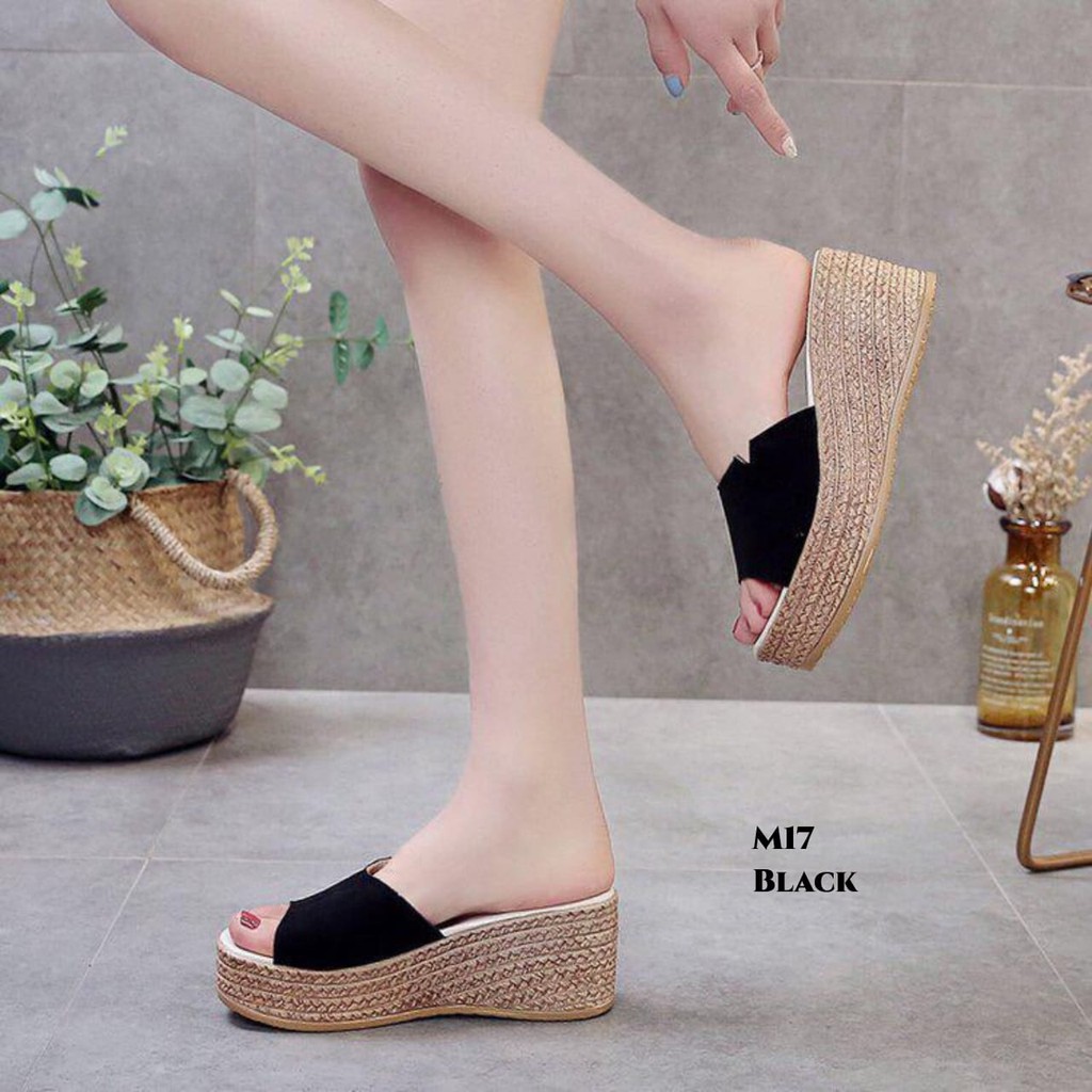 RESTOCK WYN WEDGES SANDAL FASHION KOREA SHOES M17