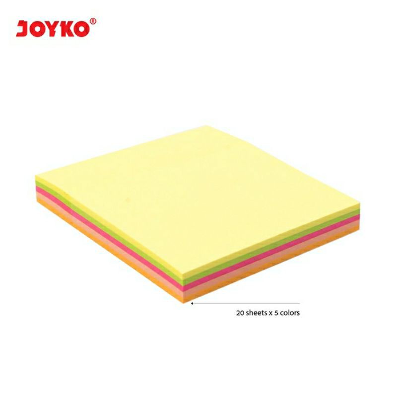 Jual Joyko Mms Memo Stick Warna Warni Kertas Tempel Sticky Note Shopee Indonesia