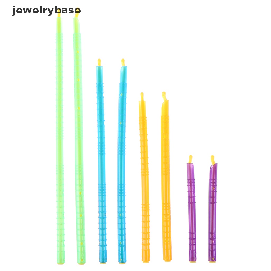 (jewelrybase) 8pcs Klip Segel Kantong Plastik Penyimpanan Serbaguna