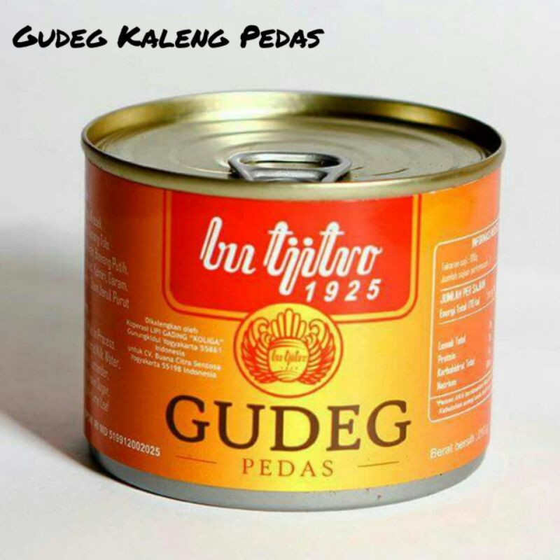 

Gudeg Kaleng Bu Tjitro varian Pedas