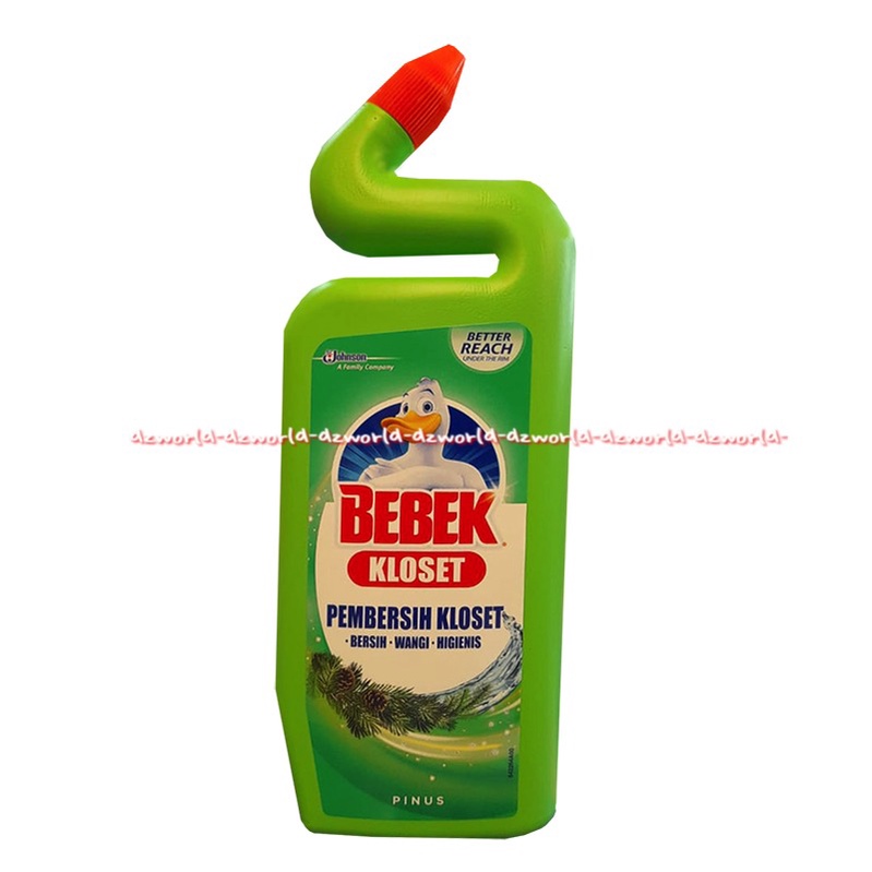 Bebek Kloset Pembersih Kloset WC Toilet Pinus 400ml Hijau Botol Kemasan Botol Hijau Bebebk Closet Green Duck