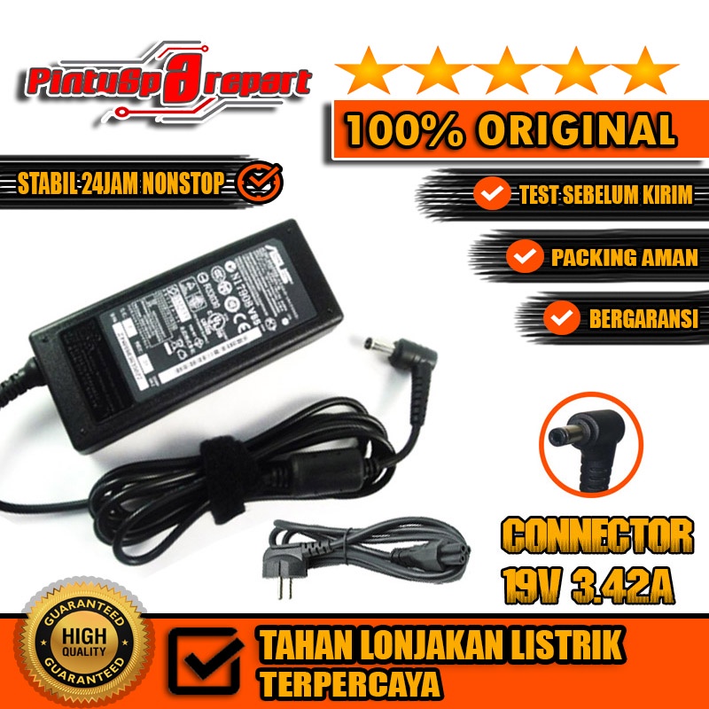 Casan Cas Adaptor Charger PC All In One Asus V222 V222G V222GA V222GAK V222FAK 19v 3.42a Original