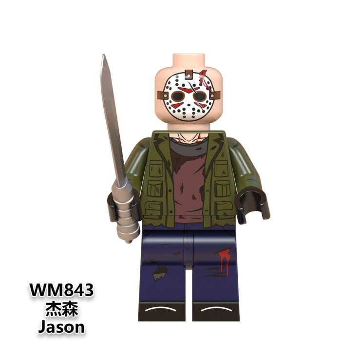 Hadir Lego Minifigure Ghost Killer Jason Voorhees Hantu Pembunuh Limited