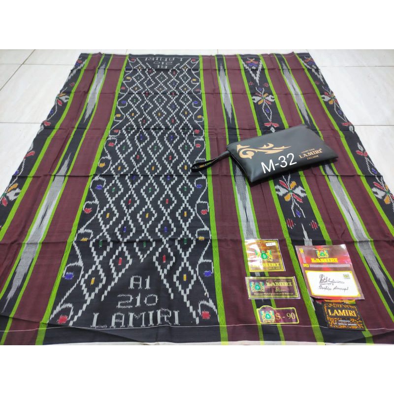 Sarung Donggala / Lamiri Mesres Rasa Sutra Original jahitan tengah Bisa Untuk Pria Wanita termurah