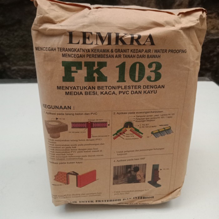 Lemkra Fk 103 Menyatukan Beton Plester Dengan Besi Kaca Pvc Kayu Shopee Indonesia