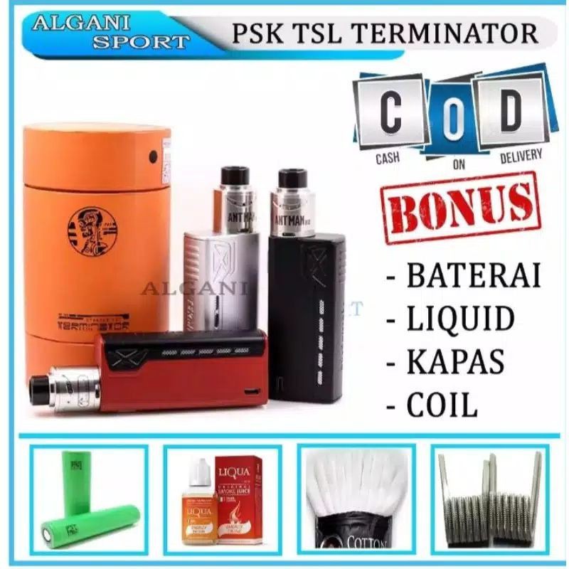 Peralatan elektronik lainnya COD HOBI DAN KOLEKSI VAPOOR TESSLA TERMIINATOR 90WATT FULL SET+LIIQUI 10ML // AKUARIUM JAYA22