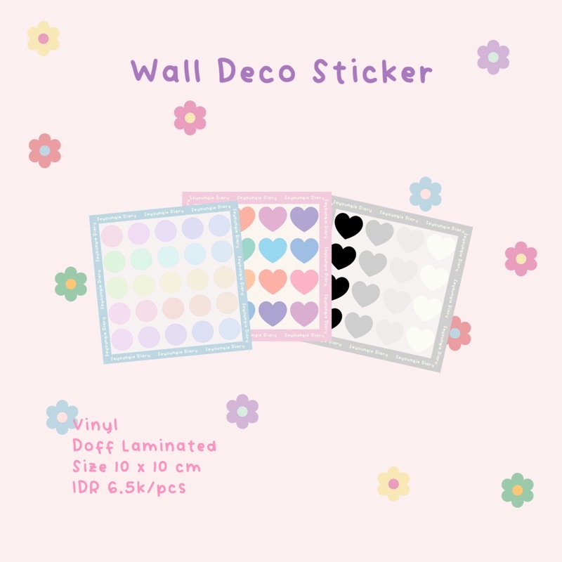 

Wall Deco Sticker by Seyoungie Diary