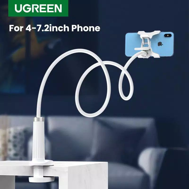 UGREEN Phone Holder Arm Lazy Mobile Phone Goosneck Stand Table Flip Bracket for Phone