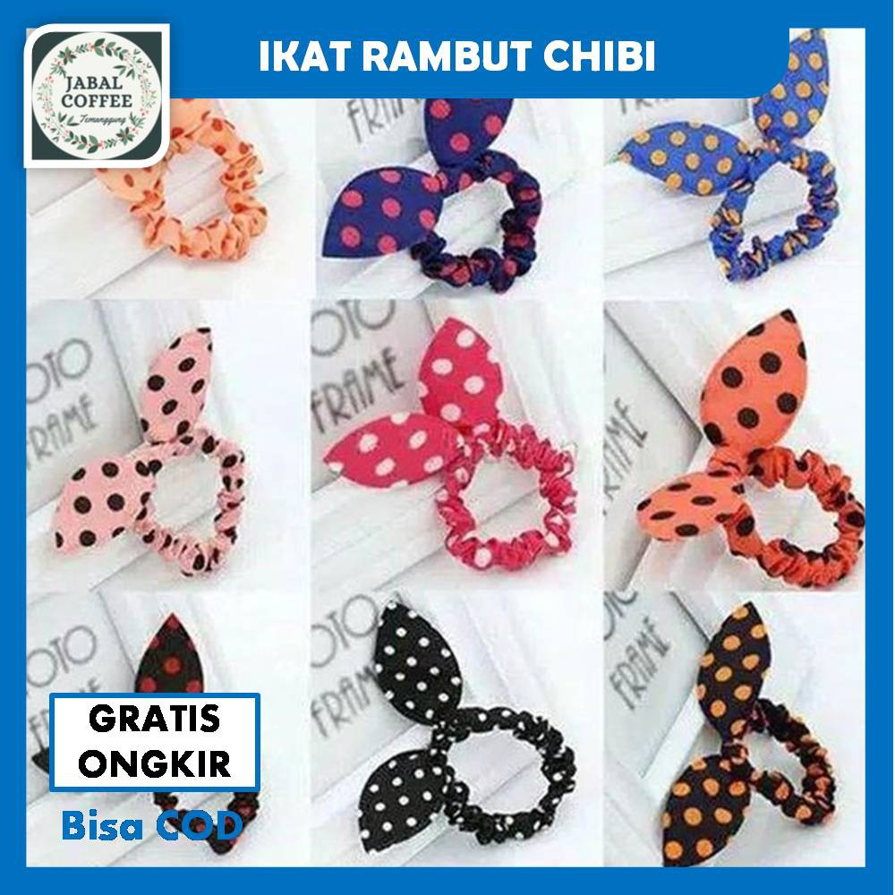 Ikat Rambut Pita Chibi / Ikat Rambut Small / Ikat Rambut Chibi / Kuncir Rambut Pita / Kuncir CibiJ93