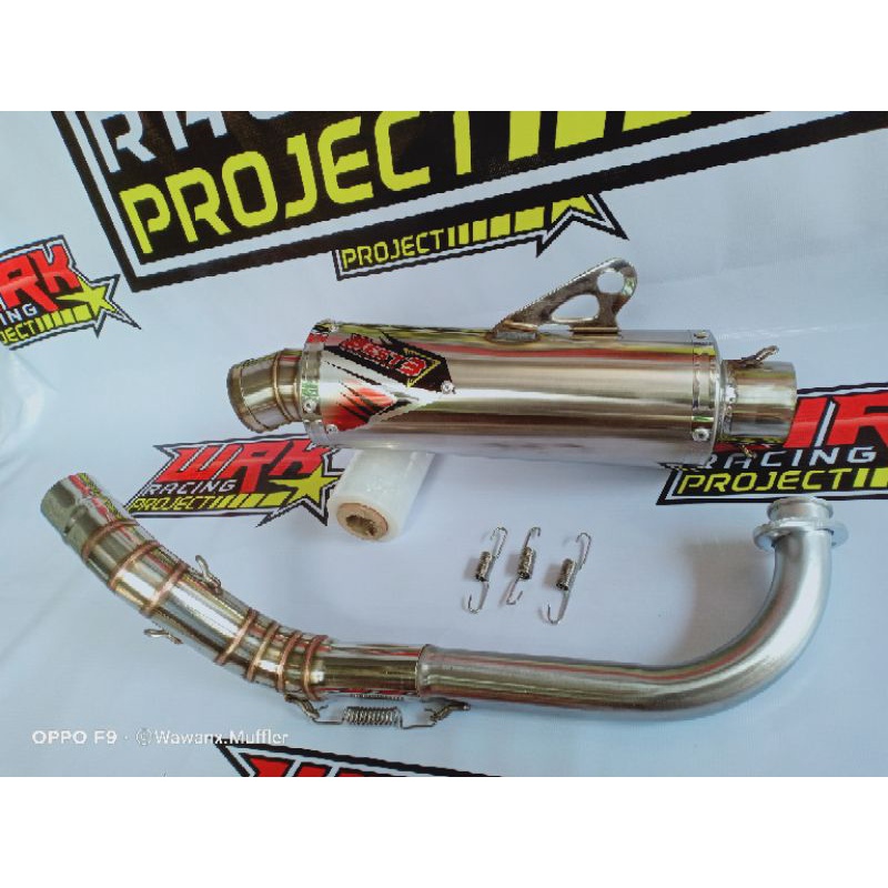 KNALPOT BEST 3, Inlet ( 38mm & 50mm ) Buat N max,Vario,Aerox,Beat,Mio,Genio,Scoopy,fino,PCX,Lexi,ADV,Xeon,dll-3