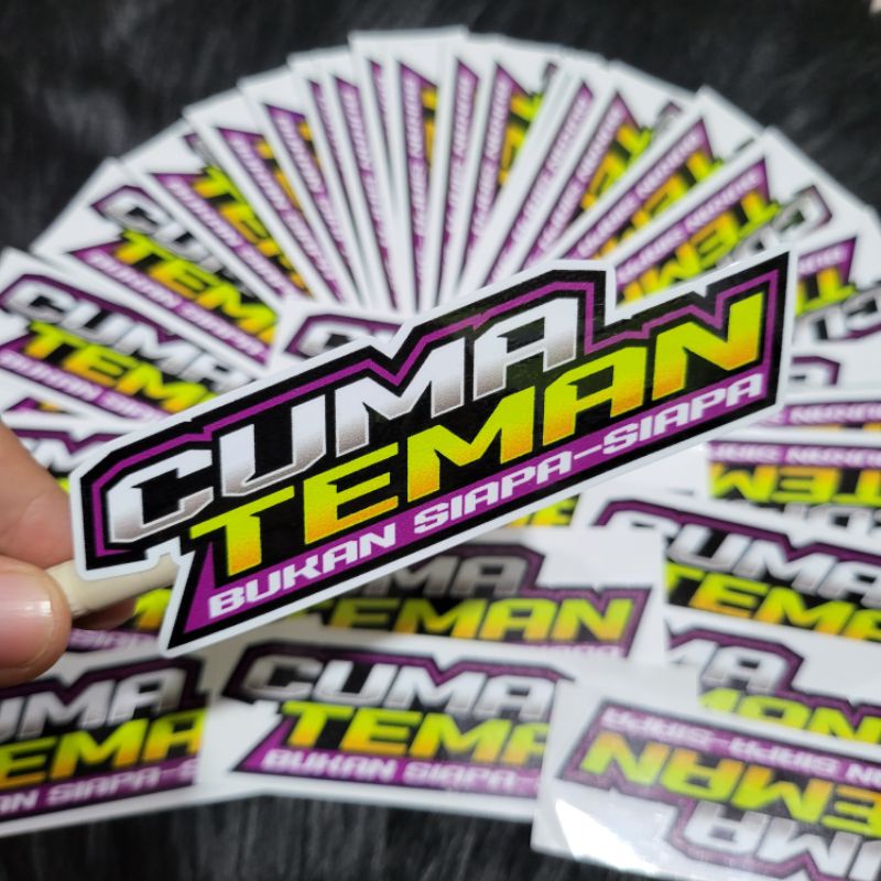 stiker kata2 Cuma Teman