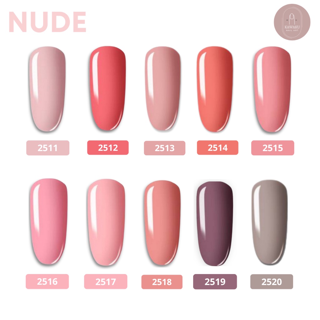 Rosalind Kutek Gel Polish UV LED Nude Color Series