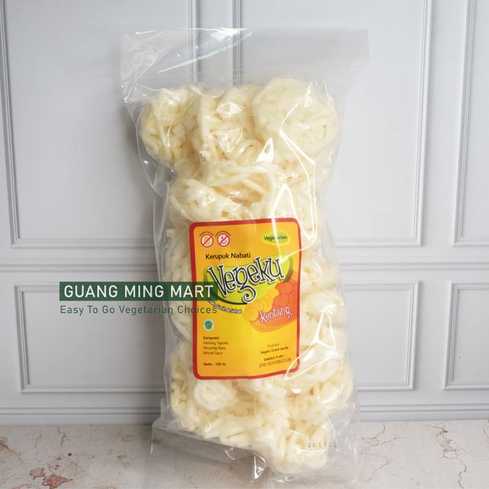 

NEW Kerupuk - Krupuk Keriting Mini Vegeku Vegetarian & Vegan