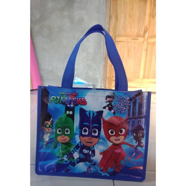 

goodie bag terlaris tas ultah tas souvenir pjmasks