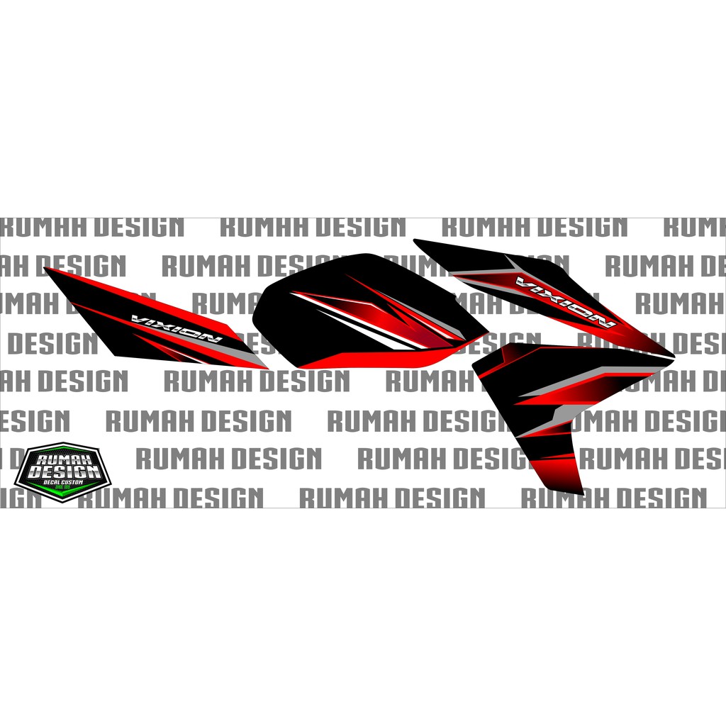 DECAL STRIPING STICKER VIXION 2017 014