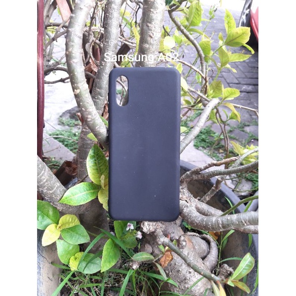 Softcase Black Matte Case Samsung A02 / Samsung M02