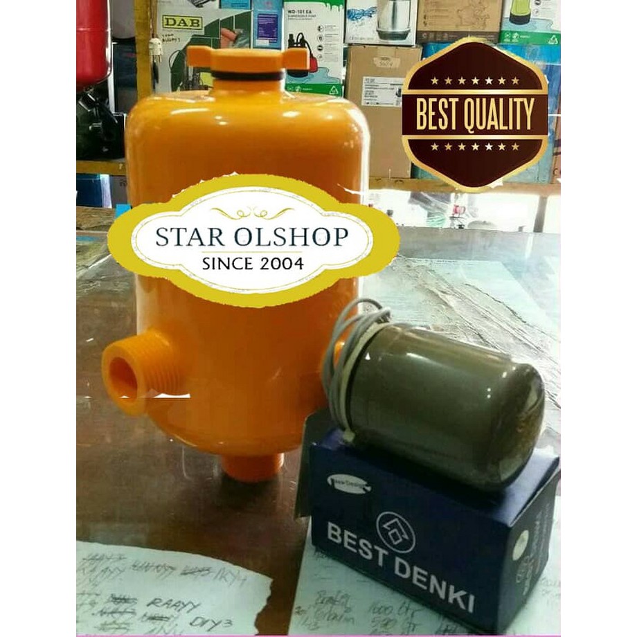 [PROMO EKSKLUSIF] Tangki Tabung Otomatis Pompa Air Sanyo Shimizu 108 Wasser Semi Jet 120 DISKON