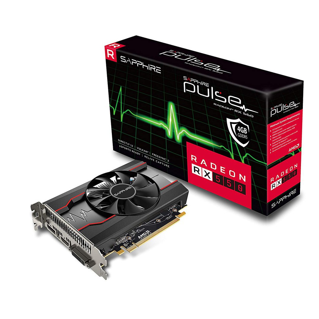 VGA Sapphire Pulse Radeon RX550 4GB Ddr5