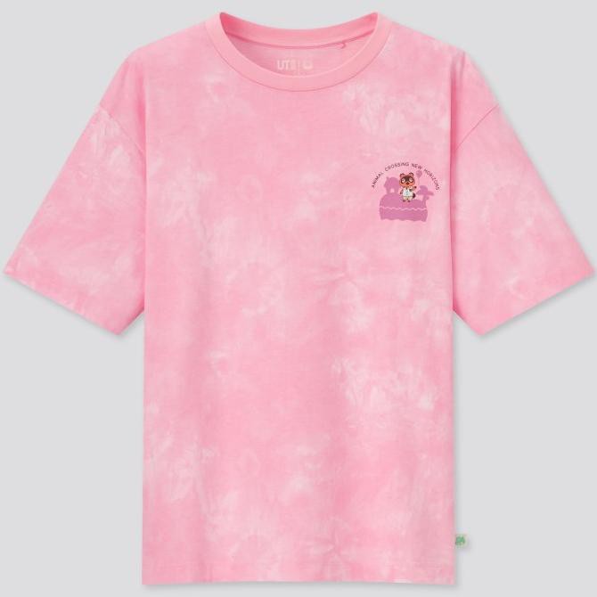 UNIQLO Women UT T-shirt Animal Crossing Lengan Pendek - Pink - S