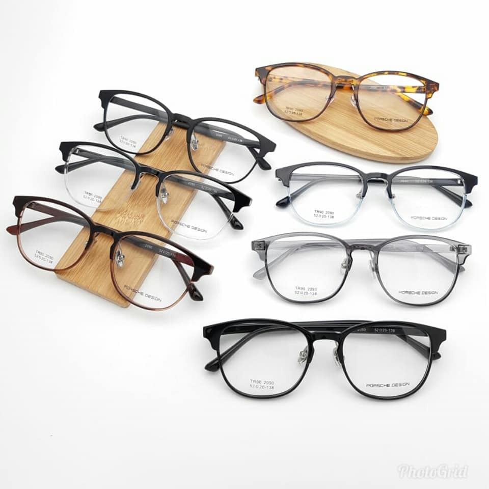 kacamata frame psch wanita & pria tr90 2090 size 52-20-138