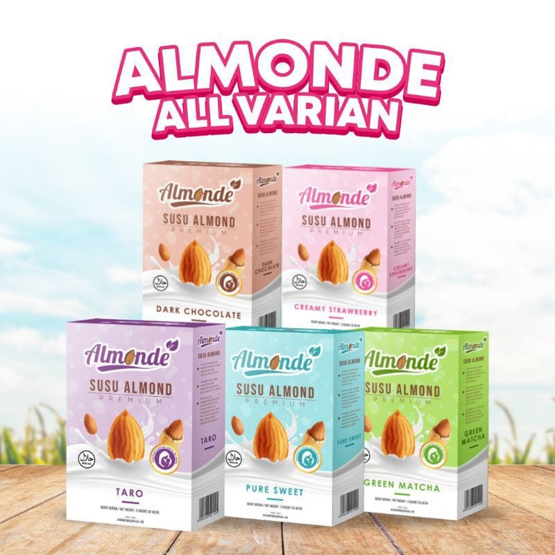 Almonde Susu Almond Premium All Variant - Susu Untuk Ibu Hamil