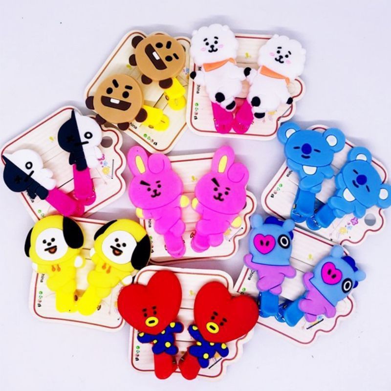 JEPIT RAMBUT BTS BT21 / IKAT RAMBUT BTS BT21 BANGTAN/ JEPIT RAMBUT KPOP