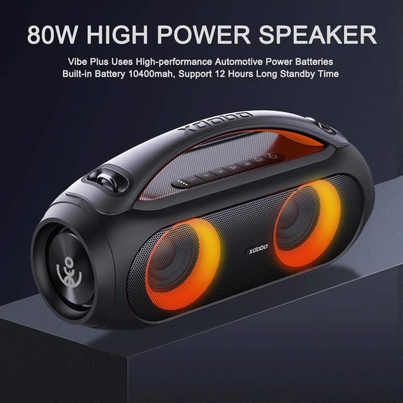 Xdobo Vibe Plus 80w Portable Wireless TWS Bluetooth Speaker
