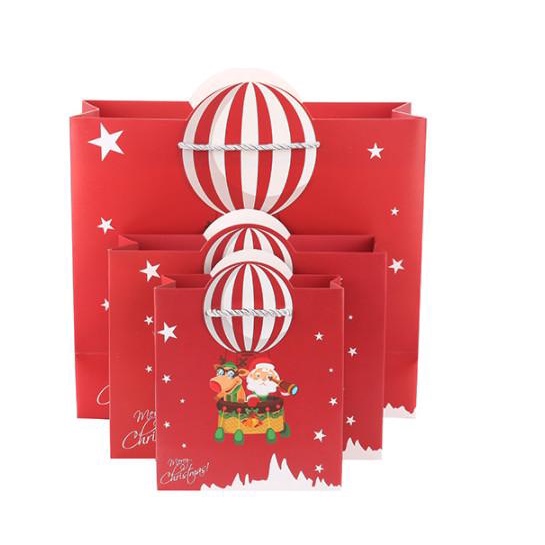 

Paper Bag Natal Tali / Kantong Goodie Sovenir Christmas Jumbo Besar 034