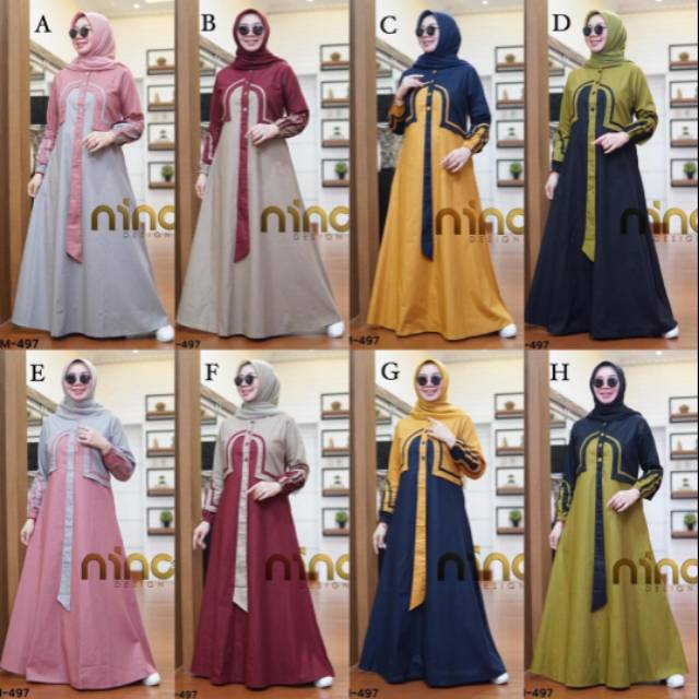 Restok.. Dress AD GM 497 ori Ninos design