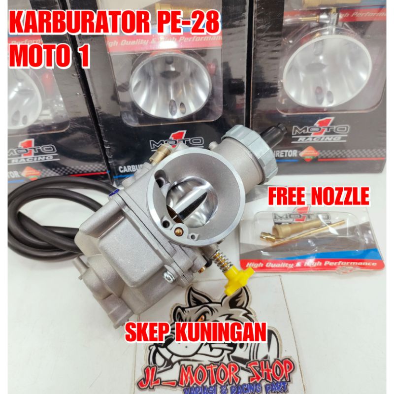 OBRAL KARBU KARBURATOR PE 28 MOTO 1 MOTO1 ORIGINAL NOT UMA CPO NGO SUDCO TK DLL - KARBURATOR PE 28 PE28 MOTO 1 MOTO1 ORIGINAL FREE NOZZLE JET