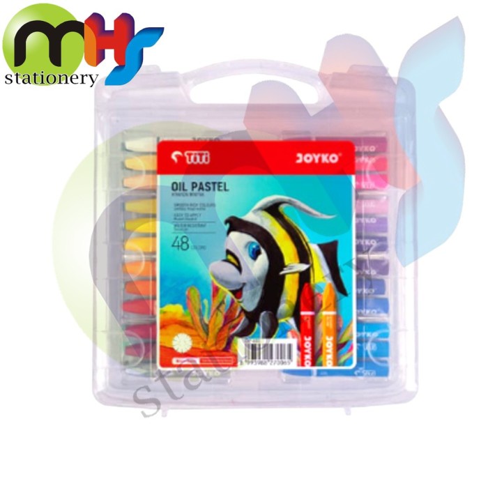 

Crayon / Krayon / Oil Pastel Joyko TiTi 48S / 48 Warna
