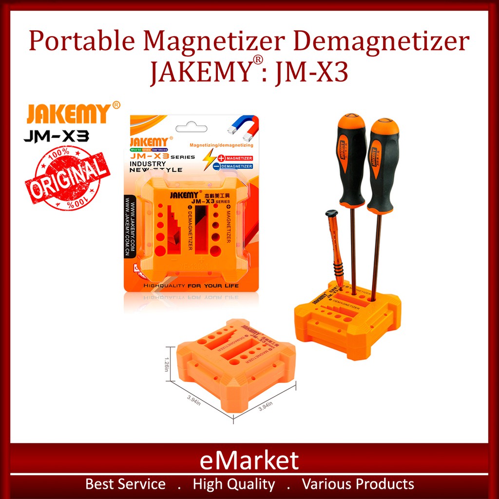 Jual Magnetizer Demagnetizer Obeng Jakemy Jm X Original Magnet Shopee Indonesia