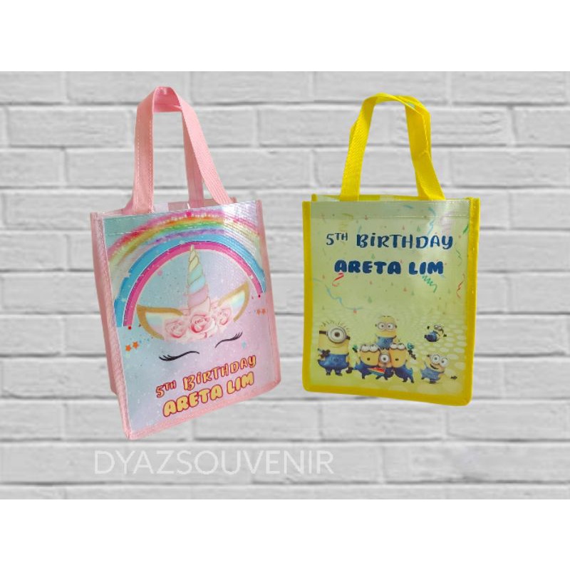 

Tas mika unicorn Tas Minion Tas Souvenir Tas kado tas ulang tahun tas ultah minion