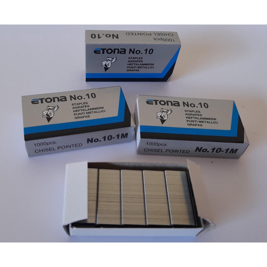 [TOSERBA_EMAK] - ISI STAPLES ETONA NO.10 / ISI STAPLES UKURAN KECIL