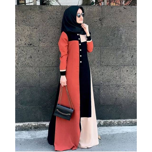 READY Marwah Dress Javina Official Size M Gamis Javina Gamis Muslimah Elegan Cantik Baju Lebaran