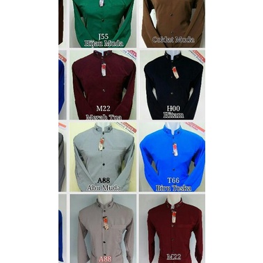 ◊ Jasko Polos Hitam Putih Merah Hijau Biru Krem Abu - Putih, XL ✼