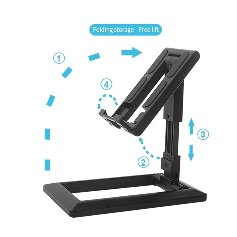 Tk Stand Holder Smartphone / Tablet Model Lipat Adjustable Untuk Meja