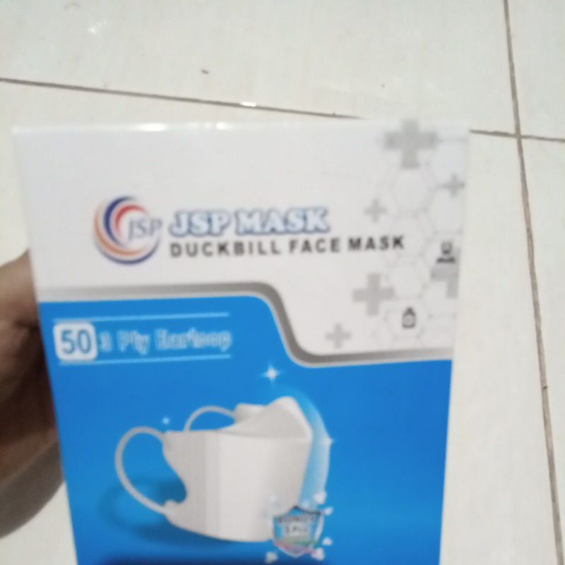 masker duckbill plus konektor isi 50