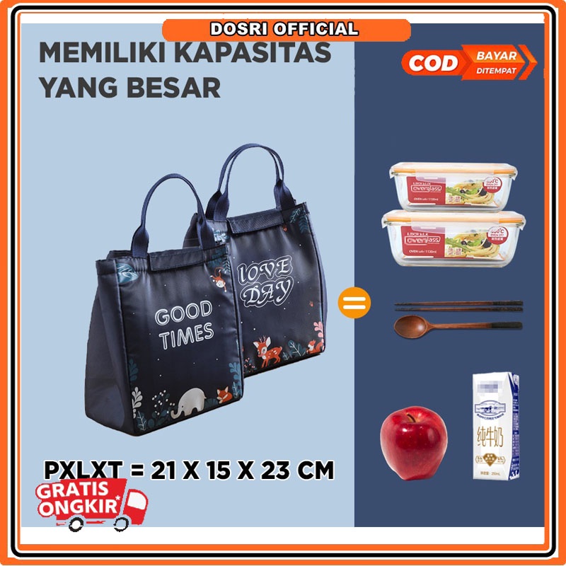 [BISA COD] TAS BEKAL || LUNCH BAG | TAS BEKAL SERBAGUNA |THERMAL BAG | TAS BEKAL MENJAGA SUHU TEMPERATUR