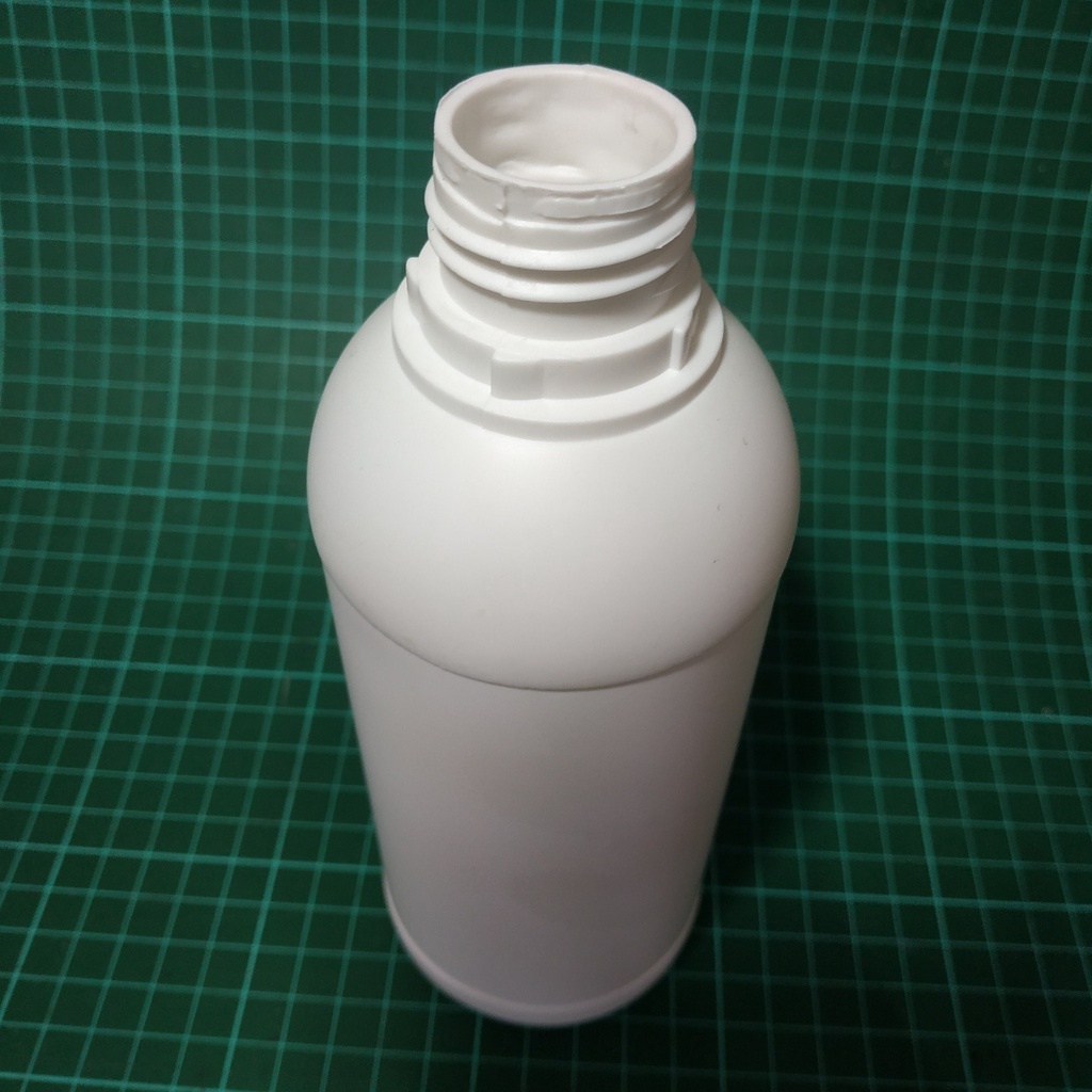 Harga Grosir - Botol LABOR 250 ml agro Pert 250ml Plastik HDPE kimia pupuk Bulet cc putih susu benin