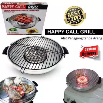 Grill Pan Happy Call Grill Alat Pemanggang Daging Ikan