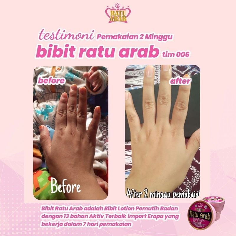 bibit ratu arab / lotion bibit ratu arab / handbody bibit ratu arab / hand body bibit ratu arab / ratu arab / bibit ratu arab