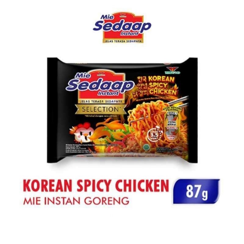 

SEDAAP Korean Spicy Chicken Mie Instan 87 g
