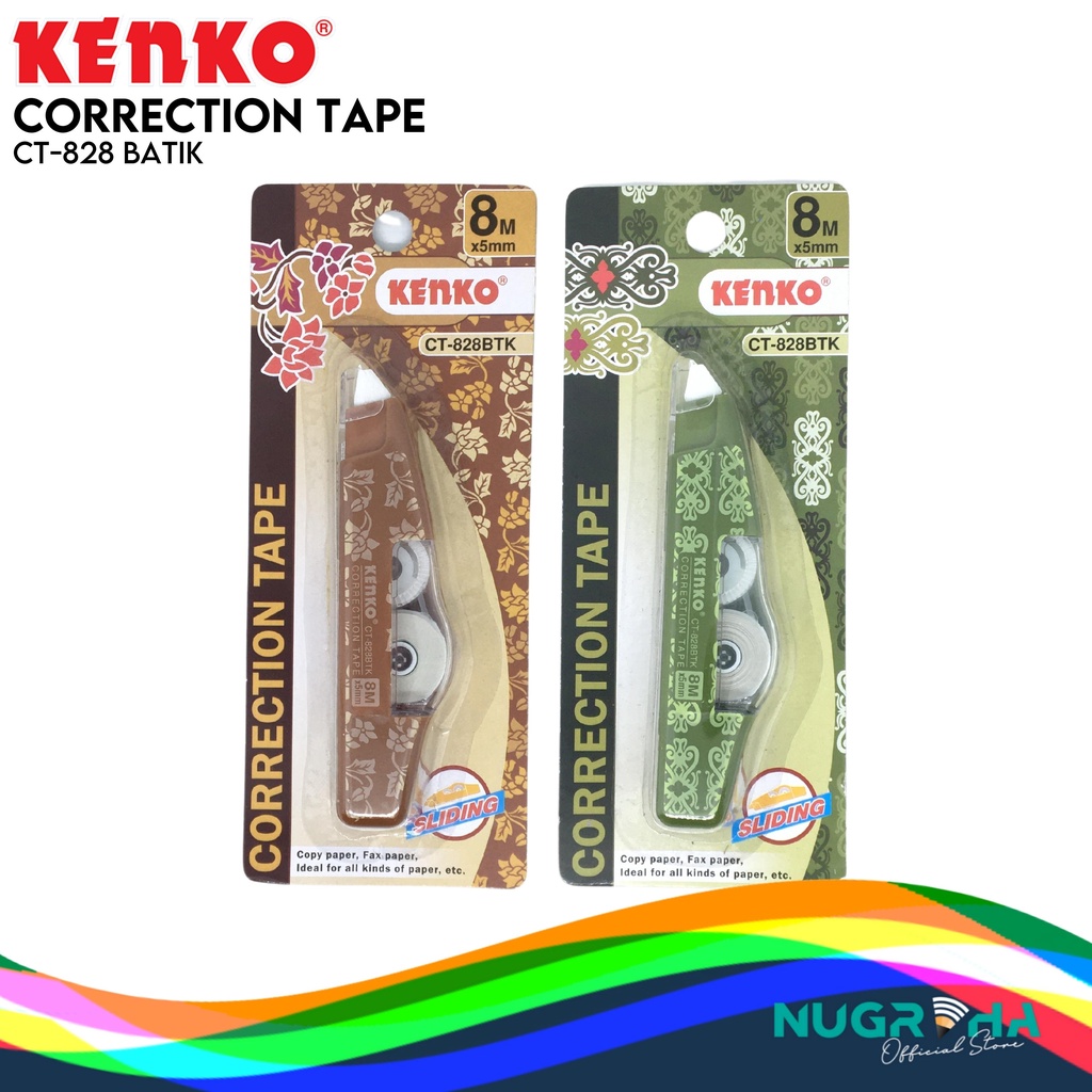

CP TAPE / TIP EX / CORRECTION KENKO 828 BATIK
