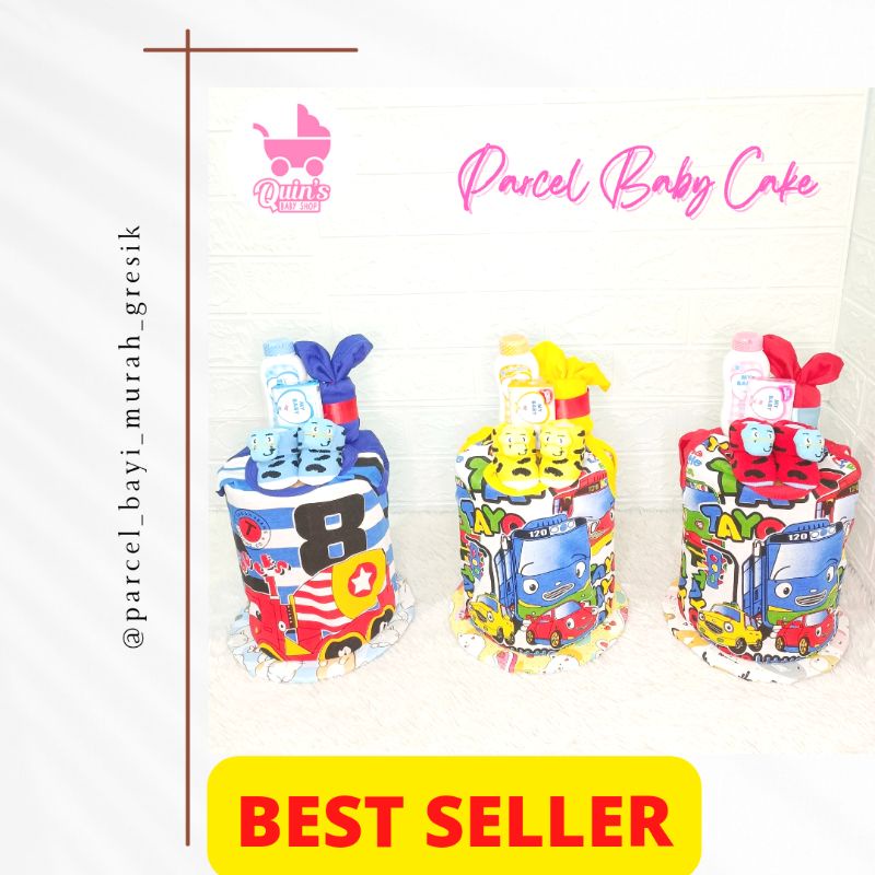 Parcel Bayi Cake Versi Boy/Parcel Bayi/Hampers/Hampers/Kado Bayi Baru Lahir/Gift set/ Set Kado Bayi/
