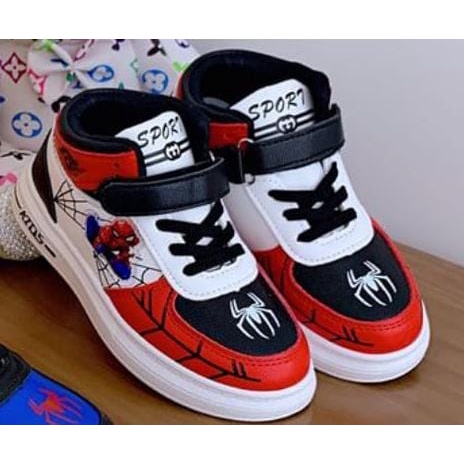 sepatu anak laki-laki motif  spidernan import l youth balance 2522 ukuran (26-37) || COD || sepatu import berkualitas tinggi karakter spiderman