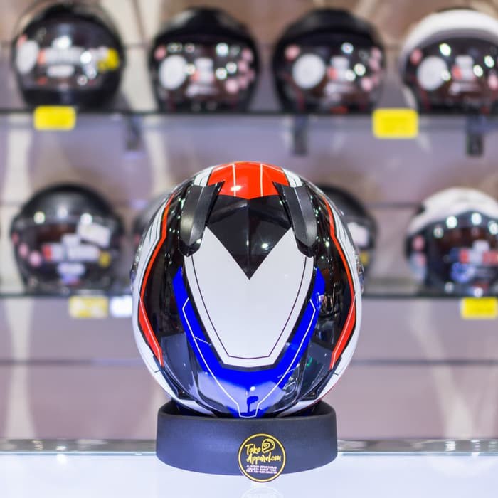 HARGA PROMO HELM FULL FACE ZEUS ZS-811 PLASMA AL5 BLUE HU237