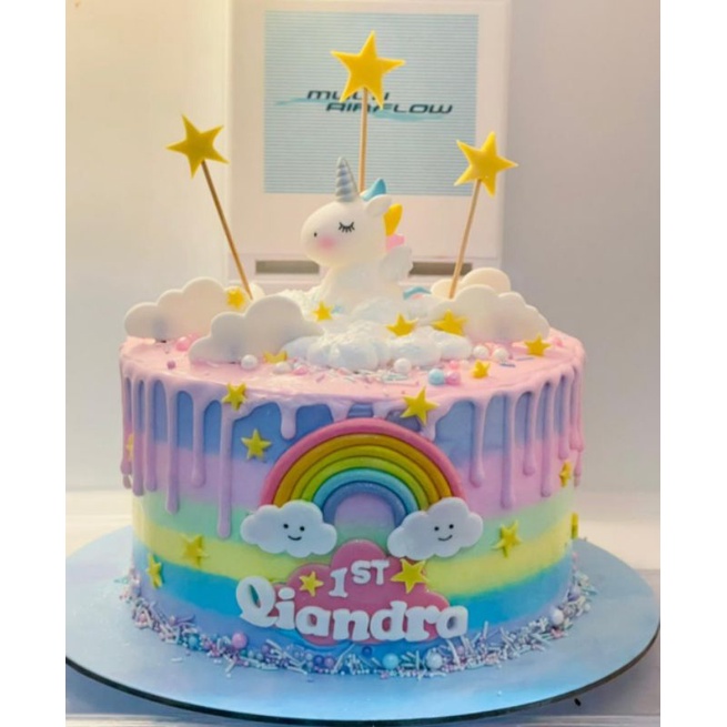 

kue unicorn / unicorn cake